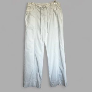 102. Loft Wide Leg Lightweight White Jean Trouser Style ‘Spg 2023’  Size 6